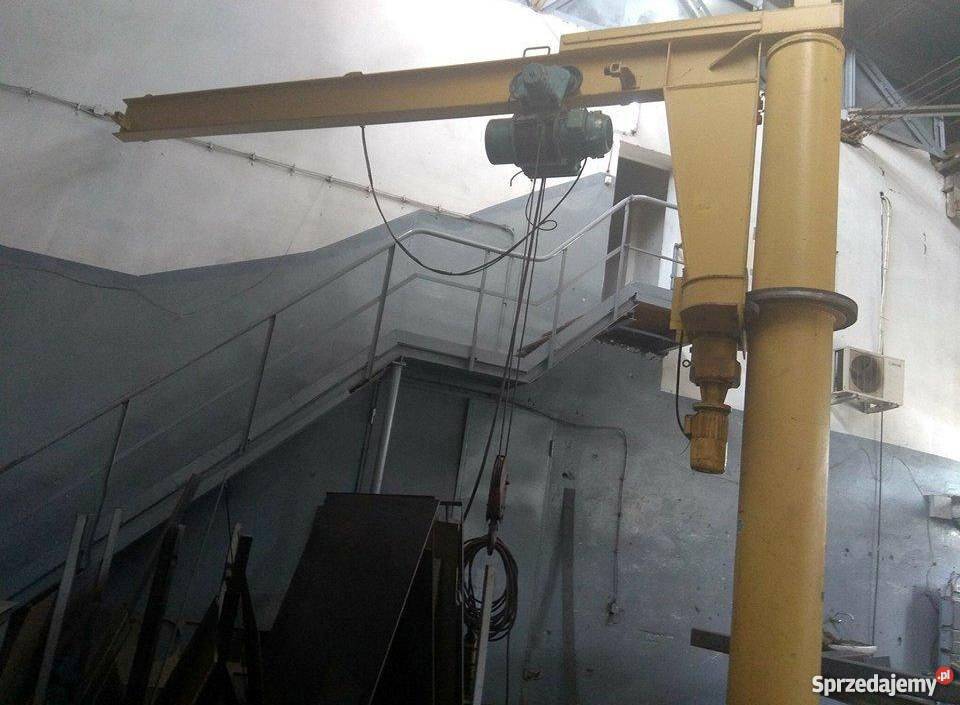 ŻURAW słup obrotowy wolnostojący 2 tony Chorzów sprzedam