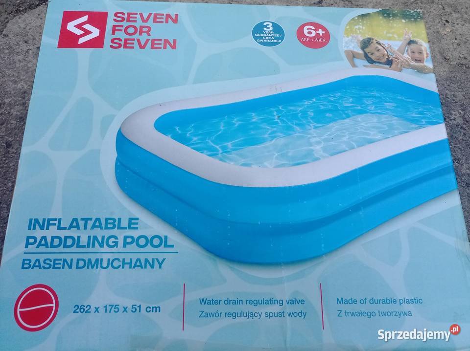 Basen dmuchany 26217551 plus piłka plazowa sprzedam