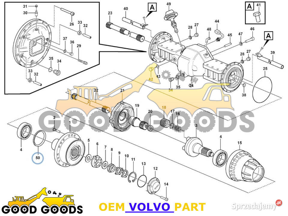 VOLVO USZCZELNIACZ PIASTY 11168122 Władysławów sprzedam