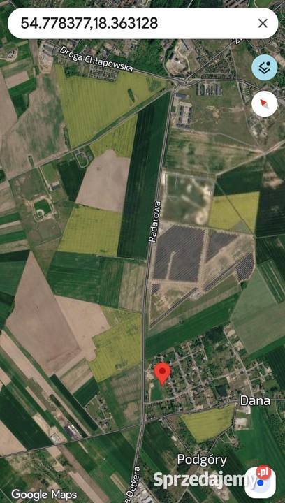 Działka rolnobudowlana na granicy Władysławowa i 195zł/m2