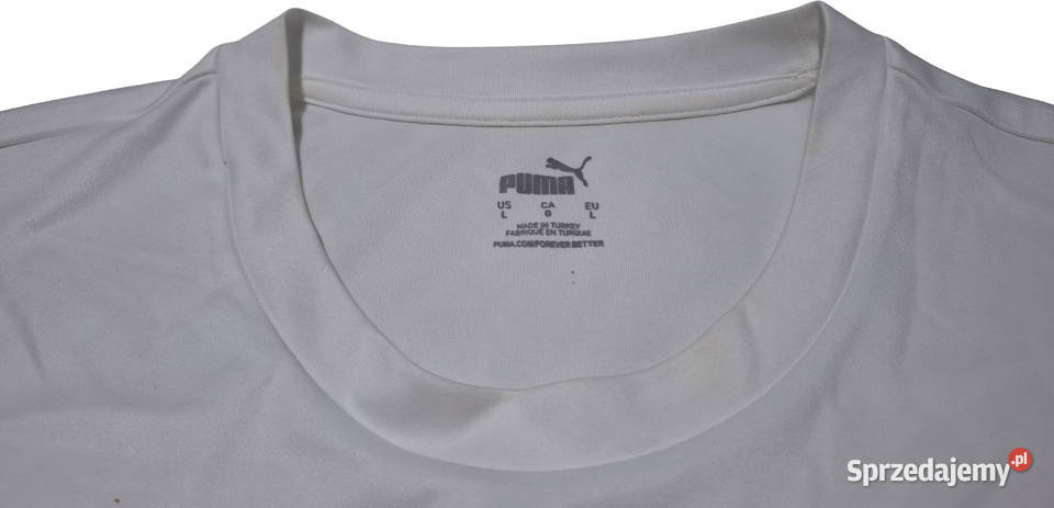Koszulka męska sportowa Tshirt biała L Niemcy