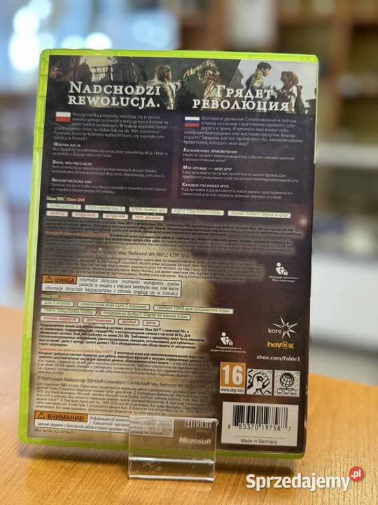 Gra Fable III Xbox 360 Elbląg