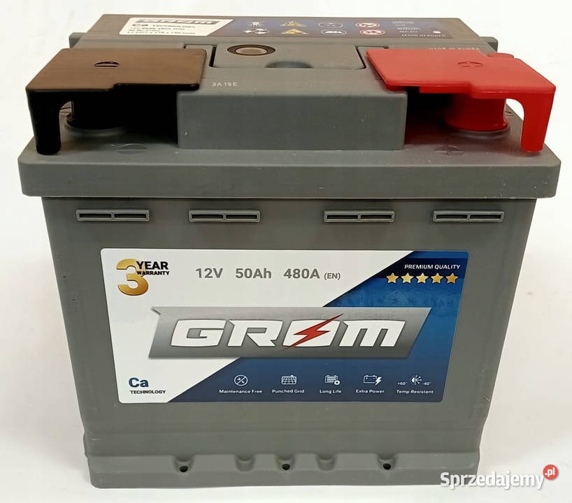 Akumulator GROM Premium 45Ah 450A Górczewska Warszawa