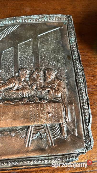 Płytka miedziana miękka Ostatnia Wieczerza Wym Gdańsk