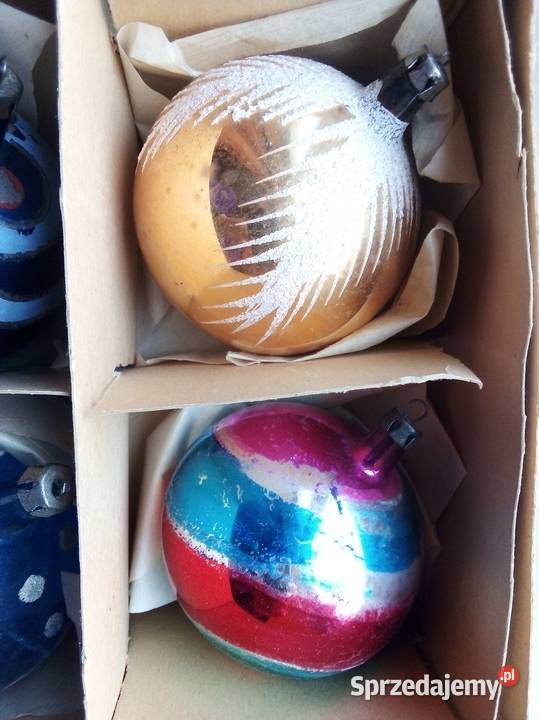 stare bombki vintage PRL