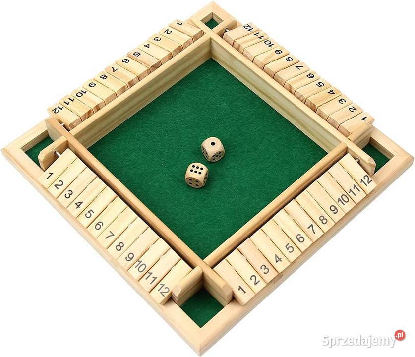 Gra Shut the Box zamknij pudełko Zamość