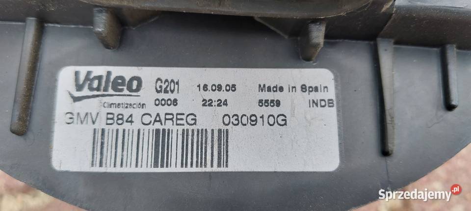 Wentylator dmucha 030910G Renault Megane II Szczecin