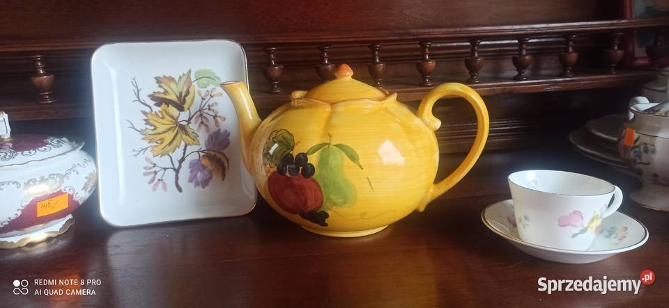 Dzbanek do herbaty Duży i piękny ja słoneczna Porcelana i szkło pomorskie Gdańsk sprzedam