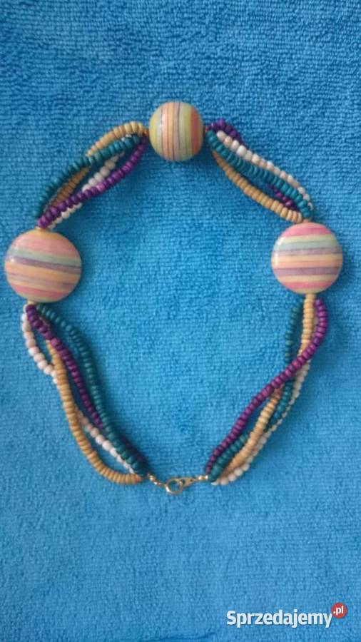 Naszyjnik super elegancki z koralami ciekawy dolnośląskie Wrocław sprzedam