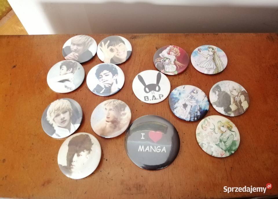 przypinki Kpop bap manga 14 Siemianowice Śląskie