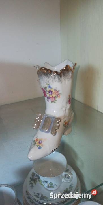 Bucik porcelanowy Wazonik Wykałacznik Dekoracja