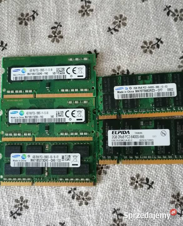 Karty Pamięci DDR2 PC2 2GBI PC3 4GB Pojemność 4GB Warszawa