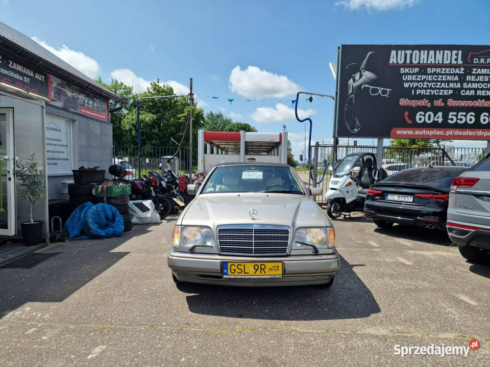 Mercedes E 320 A124 E320 32 Benzyna 220 Skóra 160848km Słupsk sprzedam