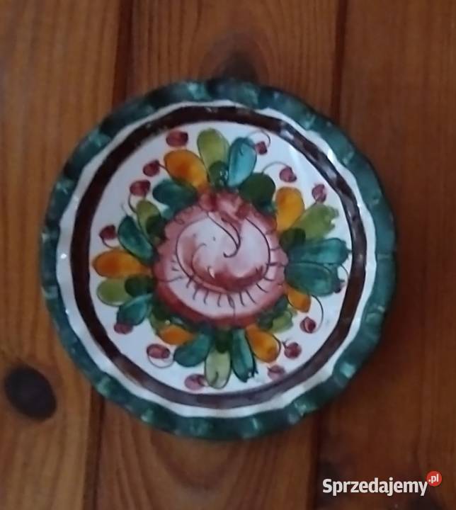 Talerze włoskie ręcznie wykonane trio Krotoszyn sprzedam