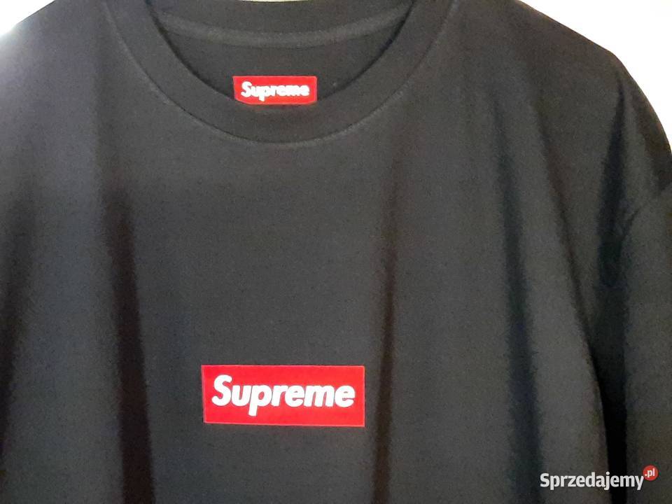Czarna nowa koszulka Supreme XL bez metek Poznań sprzedam