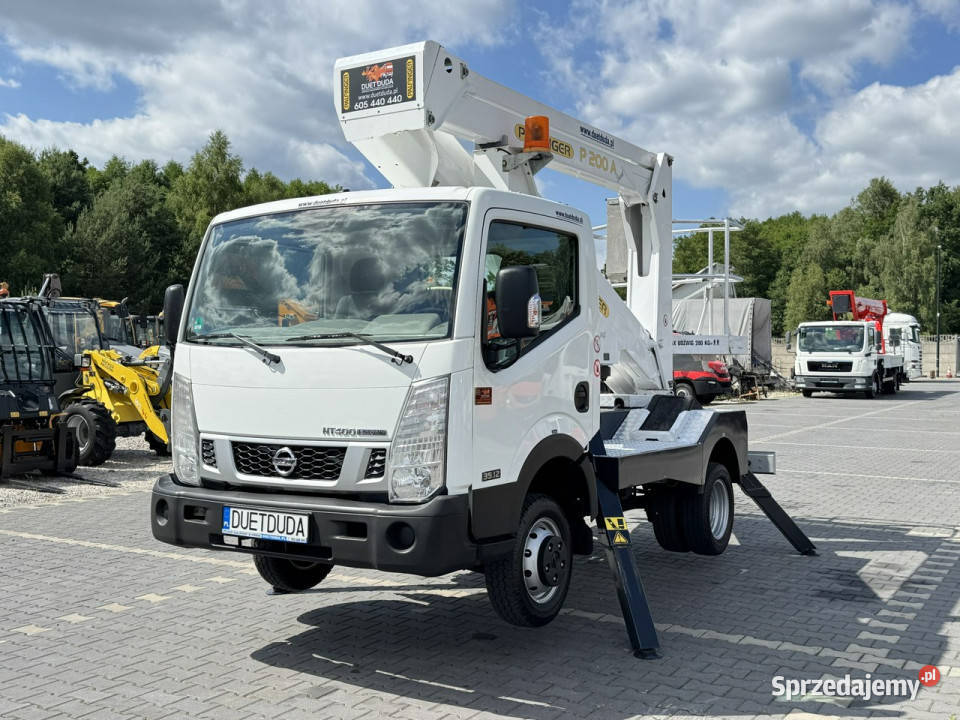 Nissan Cabstar Podnośnik Koszowy 20m Palfinger manualna Widełki