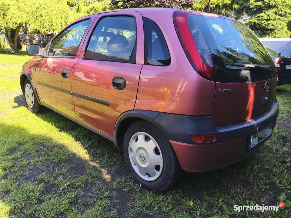 Opel Corsa 2001r sprawny nowy akumulator 4/5 kujawsko-pomorskie Wiele