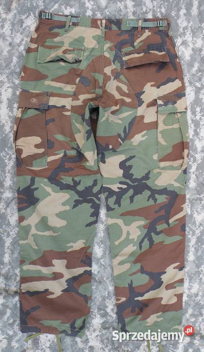 Spodnie BDU woodland medium ripstop