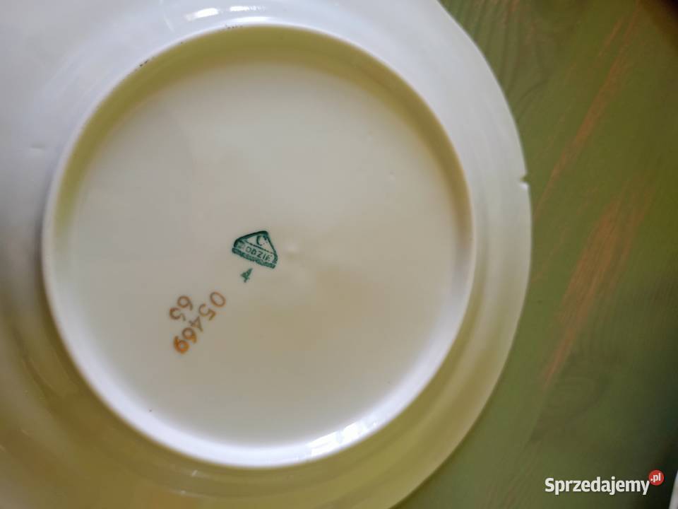 Komplet patera 6 talerzyków deserowych Chodzież Porcelana i szkło Łódź
