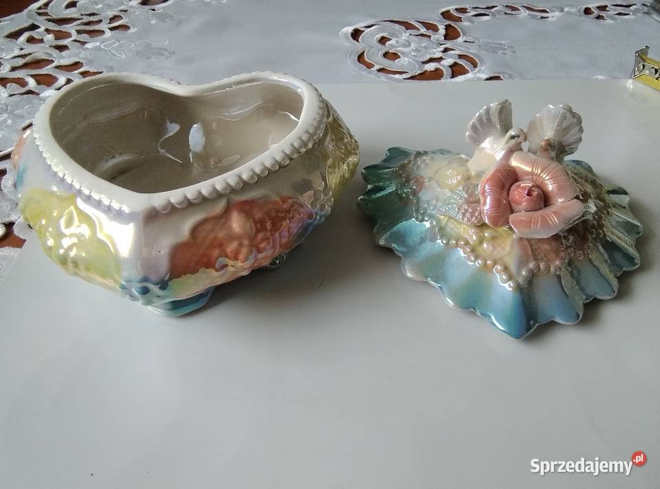 Porcelanowe pudełko śląskie Żory sprzedam