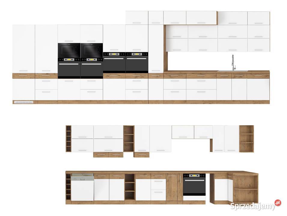 Meble kuchenne VIGO GRAFIT SZCZOTKOWANY BIAŁY Wrocław sprzedam