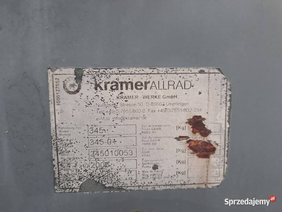 ładowarka kramer 880 2006r Zambrów