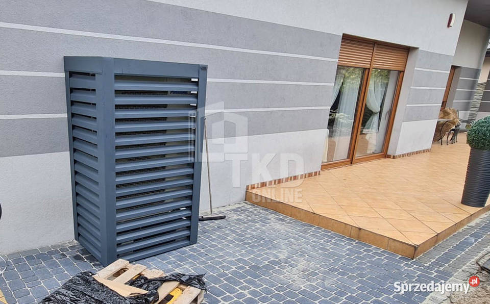 Osłona pompy ciepła 90x50x180 antracyt TKD192 Ogrzewanie sprzedam