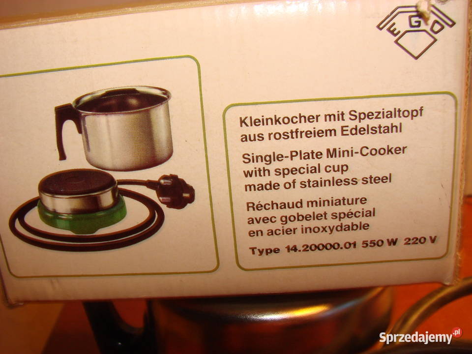 EGO kuchenka turystyczna PRL Pruszcz Gdański