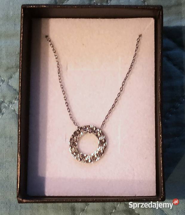 Naszyjnik z okrągłą przywieszką Łódź sprzedam
