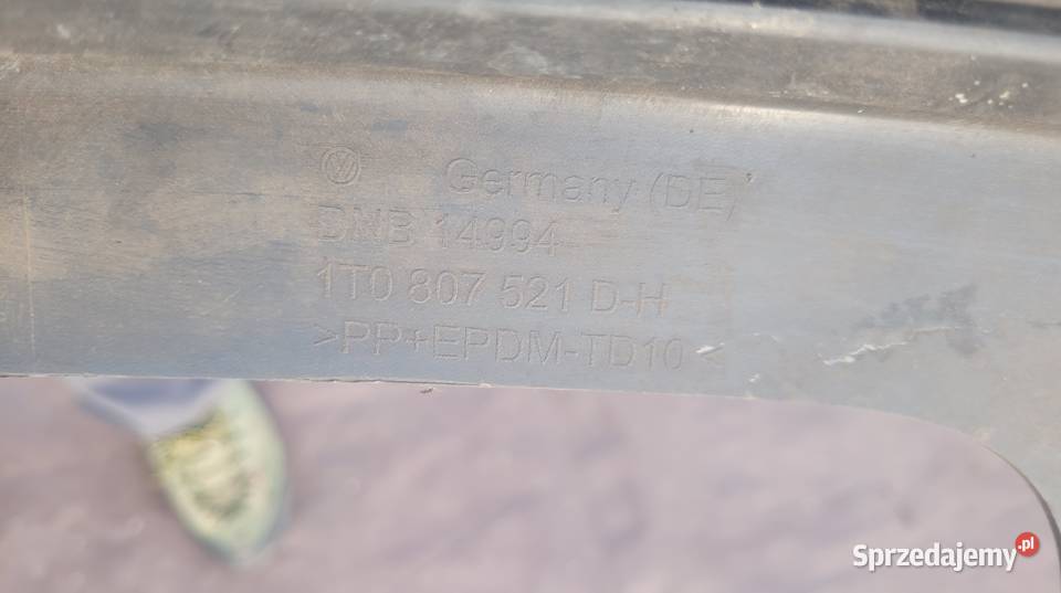 VW TOURAN I LIFT 06 SPOILER DOKŁADKA ZDERZAKA Ruda Śląska