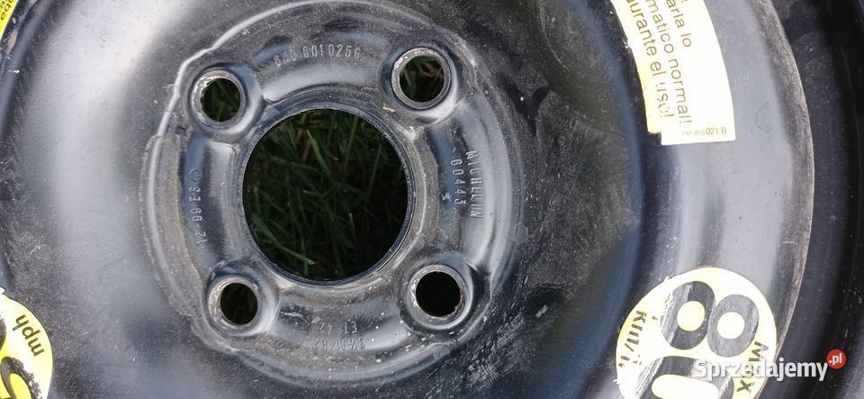 Koło dojazdowe VW Polo Skoda Golf Lupo Motoryzacja Modlnica