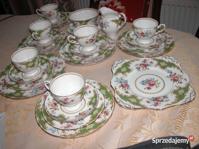 piękny serwis tuscan fine english bone china windsor