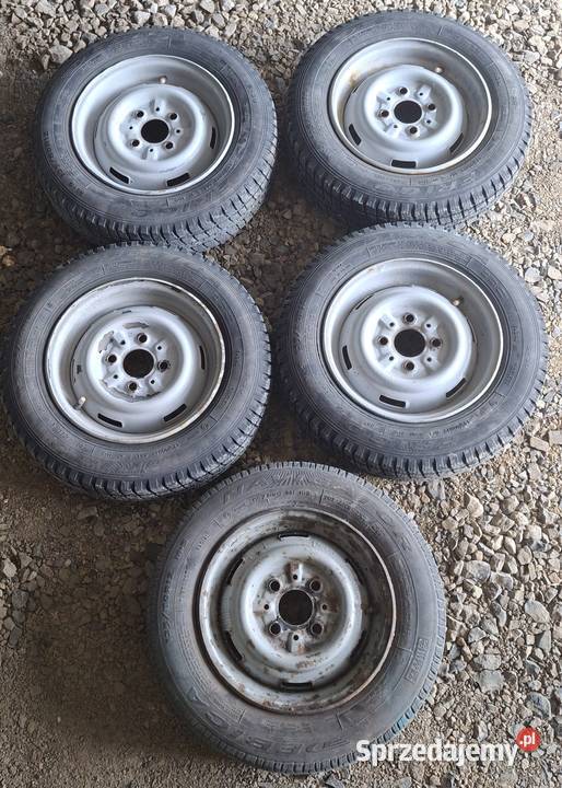 Koła kompletne 5 oryginał FSM Fiat 126p Opony Opole Lubelskie sprzedam