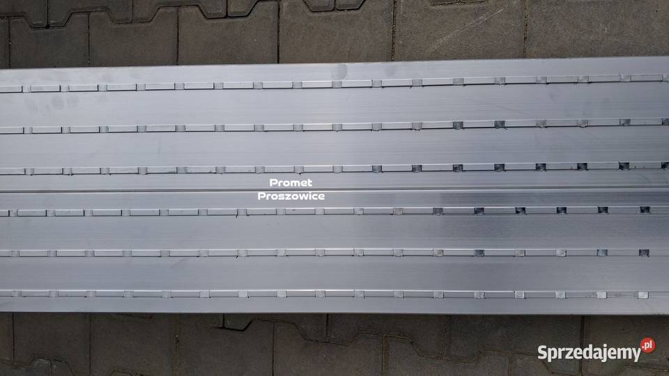 2 Najazdy Aluminiowe Panelowe 32 Frezowane Rampy i najazdy Proszowice