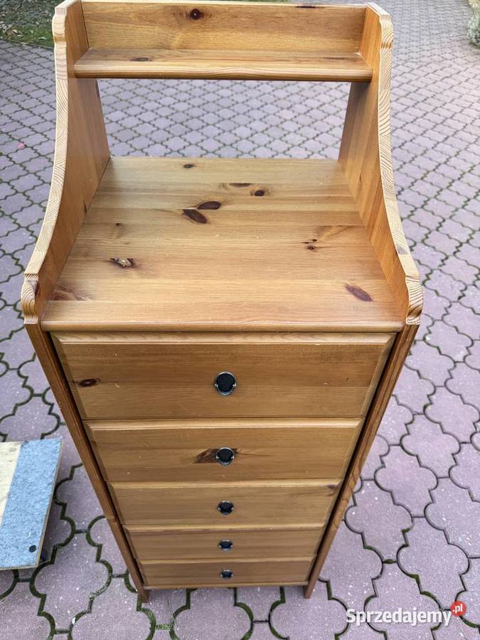 Szafka słupek Leksvik szuflady komoda Ikea regał Garwolin