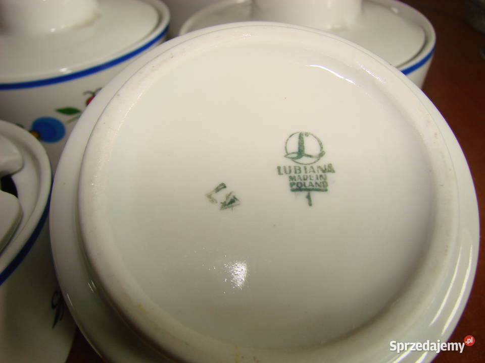 Lubiana wzór kaszubski cukiernica barowa PRL Pruszcz Gdański sprzedam