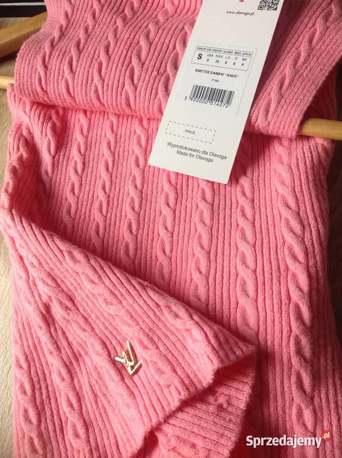 Top Sweterkowy Damski OLA VOGA S Róźowy NOWY Topy i koszulki lubuskie