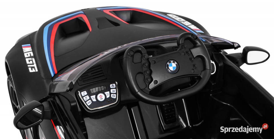 Auto na akumulator BMW M6 GT3 12V EVA czarne Warszawa