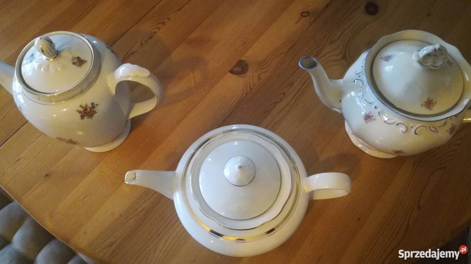 Dzbanki porcelana sygnowana Nysa