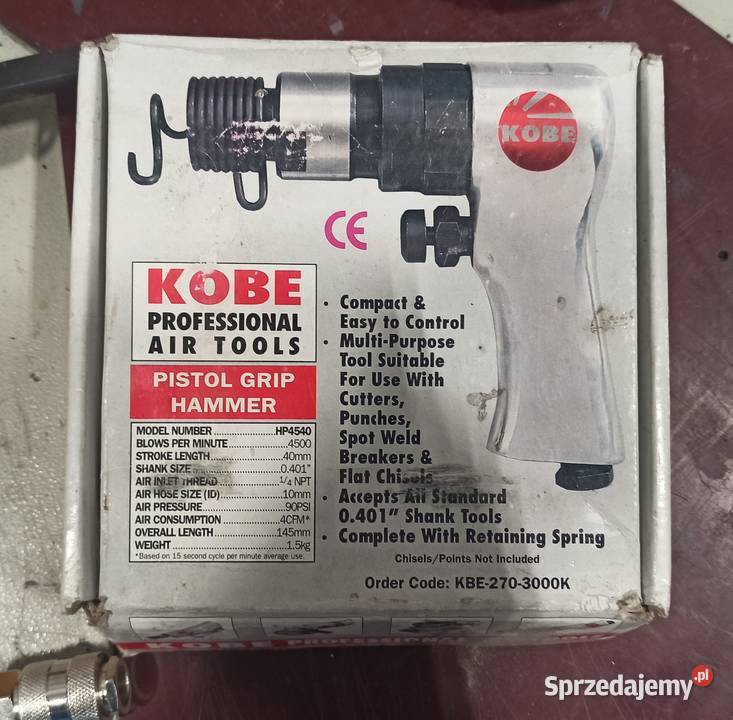 Zestaw pneumatycznych narzędzi młotki wiertarka sprzedam