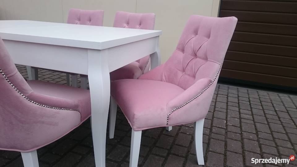 Nowe krzesło chesterfield pikowane z kołatką Toruń