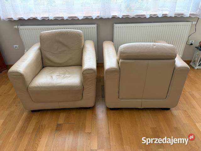 Sofs kanapa z funkcją spania dwa fotele duża Łódź