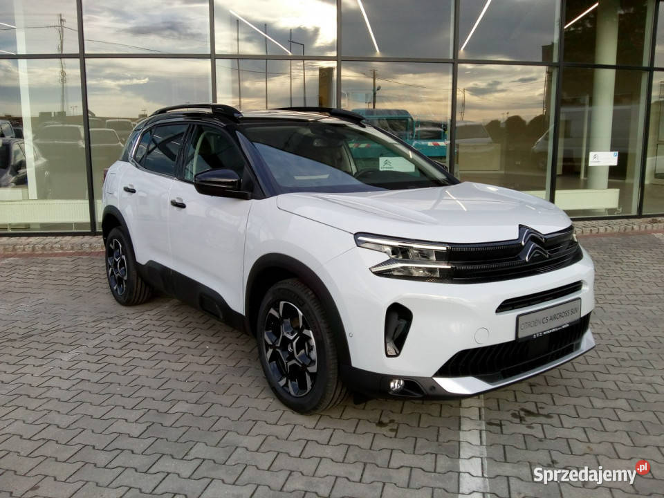 Citroen C5 Aircross 15 Diesel 130 Automat biały Krasne