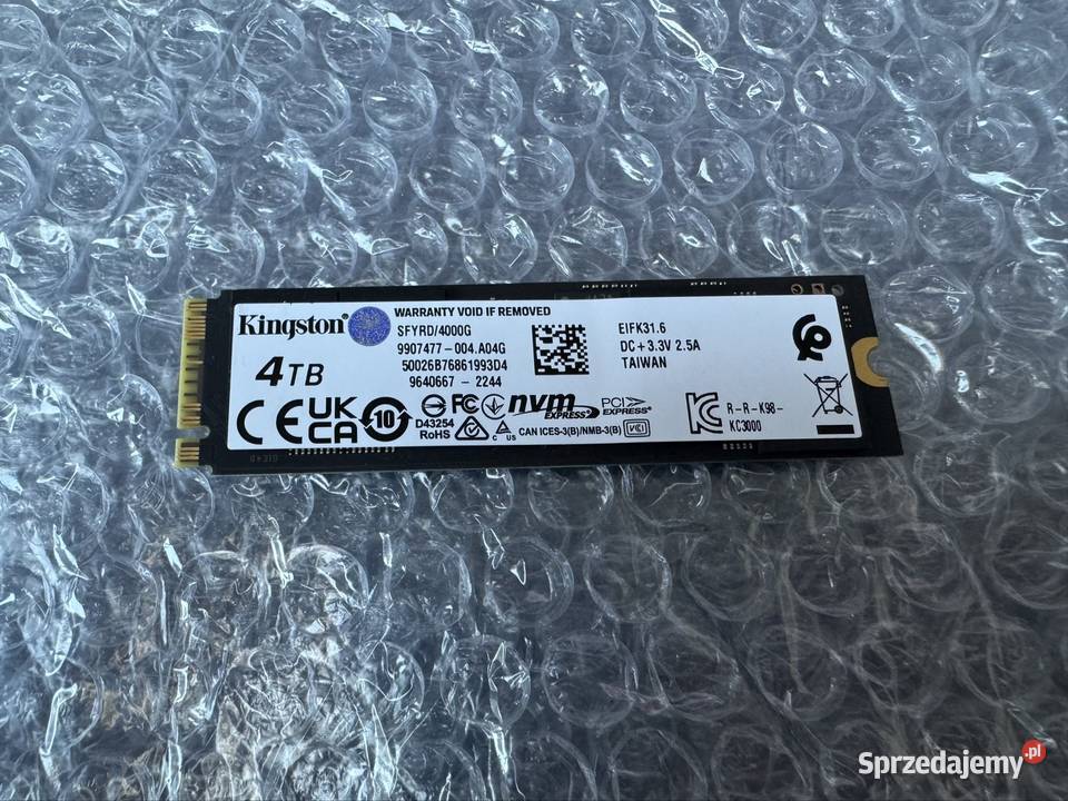 Kingston Fury Renegade 4TB Pcle Poznań