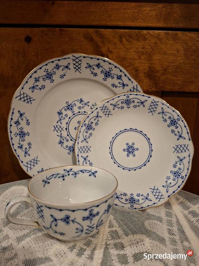 Zestaw porcelany wzór słomkowy Jaktorów-Kolonia