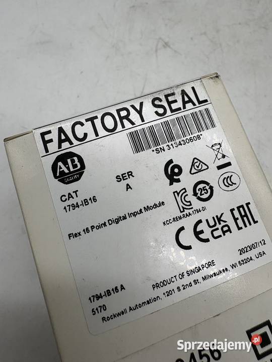Allen Bradley 1794IB16 Digital Input Module Warszawa