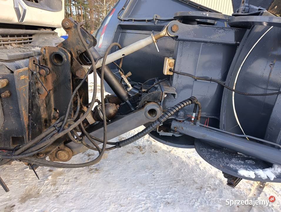 pług do śniegu odśnieżny strzała Schmidt diesel