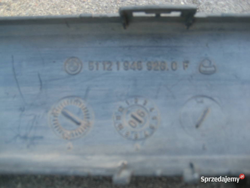 bmw 3 e30 listwa zderzaka tył 51121945926 0f Rakoniewice