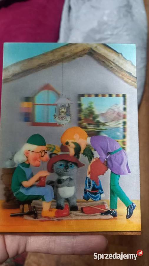 Kartki pocztówki 3d trójwymiarowe prl vintage sprzedam