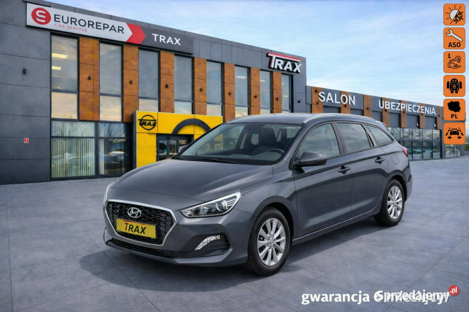 Hyundai i30 16 CRDI 115 Salon Faktura Vat23 III asystent pasa ruchu Łódź